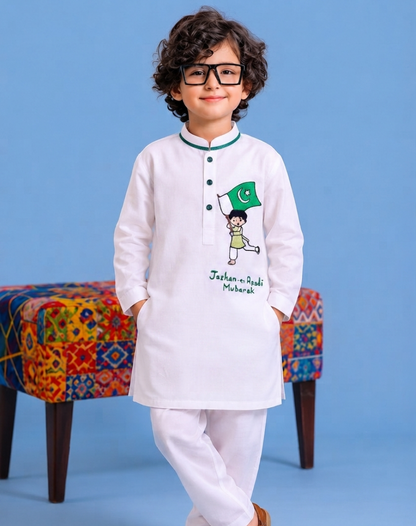 The Proud Citizen Graphic Kurta