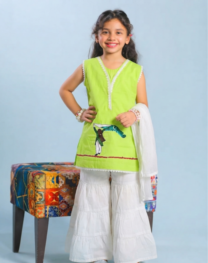 The Azadi Spirit Sharara Set